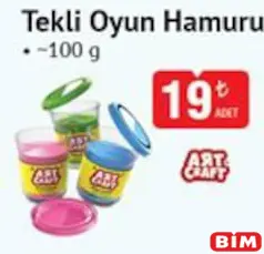 ART CRAFT TEKLİ OYUN HAMURU 100 G